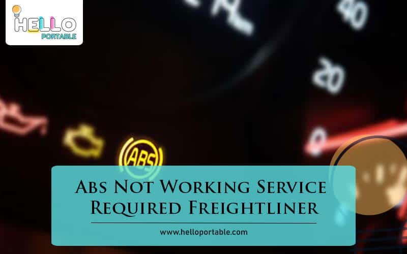 Abs Not Working Service Required Freightliner-Fi
