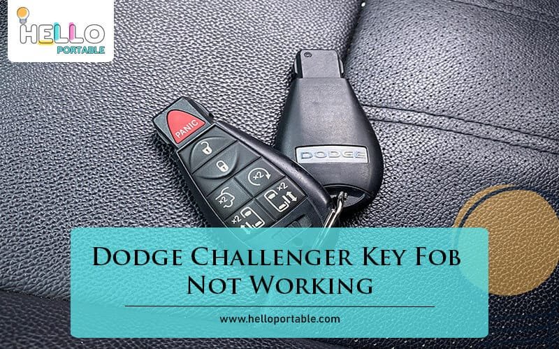 Dodge Challenger Key Fob Not Working-Fi