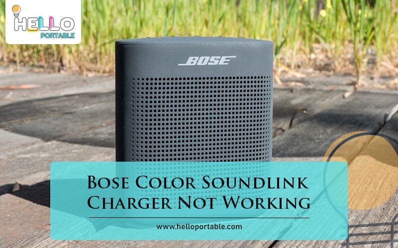 Bose Color Soundlink Charger Not Working-Fi