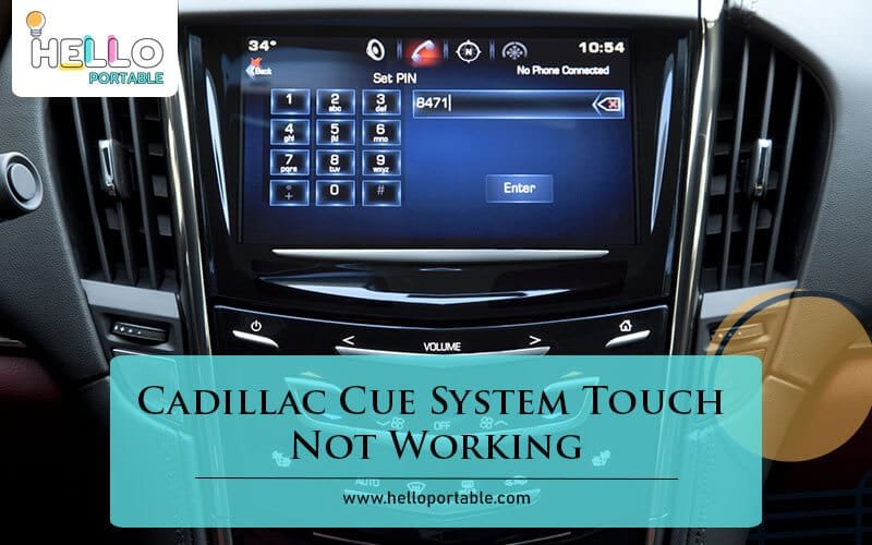 Cadillac Cue System Touch Screen Not Working-Fi