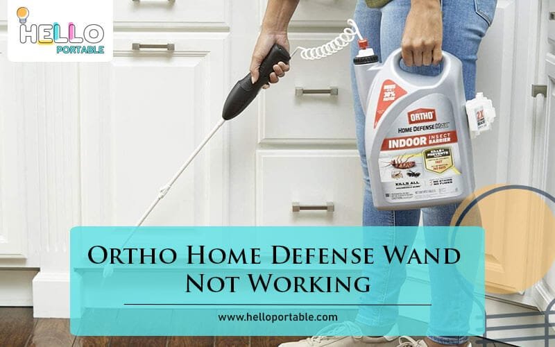 Ortho Home Defense Wand Not Working-Fi