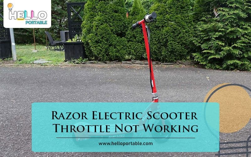 Razor Electric Scooter Throttle Not Working-Fi