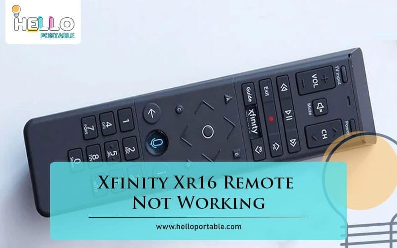 Xfinity Xr16 Remote Not Working-FI