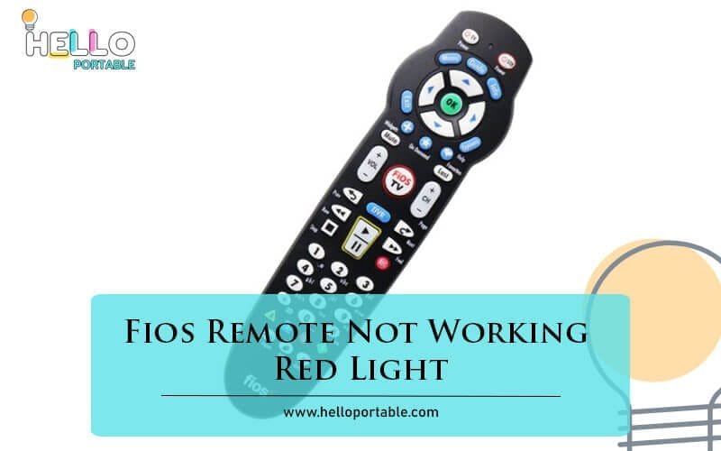 Fios Remote Not Working Red Light-Fi
