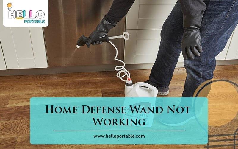 Home Defense Wand Not Working-Fi