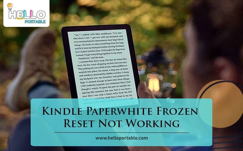 Kindle Paperwhite Frozen Reset Not Working-Fi
