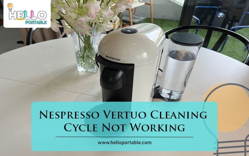Nespresso Vertuo Cleaning Cycle Not Working-Fi