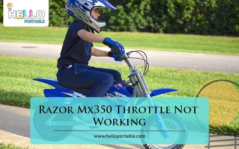 Razor Mx350 Throttle Not Working-Fi
