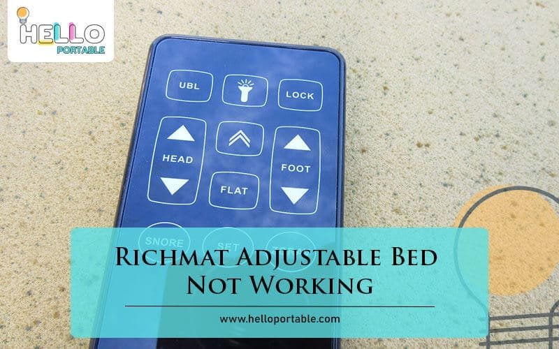 Richmat Adjustable Bed Not Working-Fi