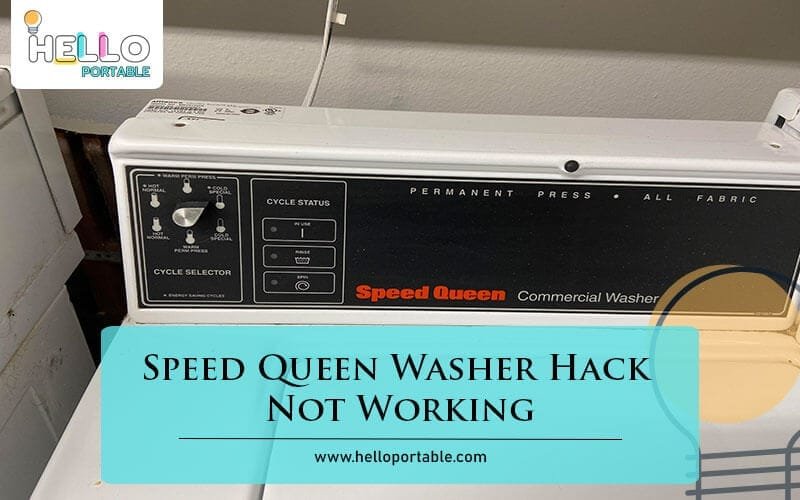 Speed Queen Washer Hack Not Working-Fi