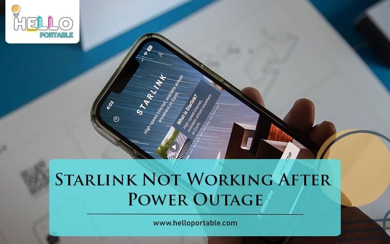 Starlink Not Working After Power Outage-Fi
