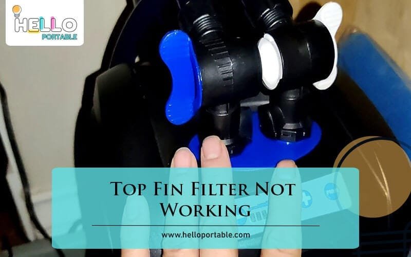 Top Fin Filter Not Working-Fi