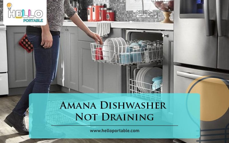 Amana Dishwasher Not Draining-Fi