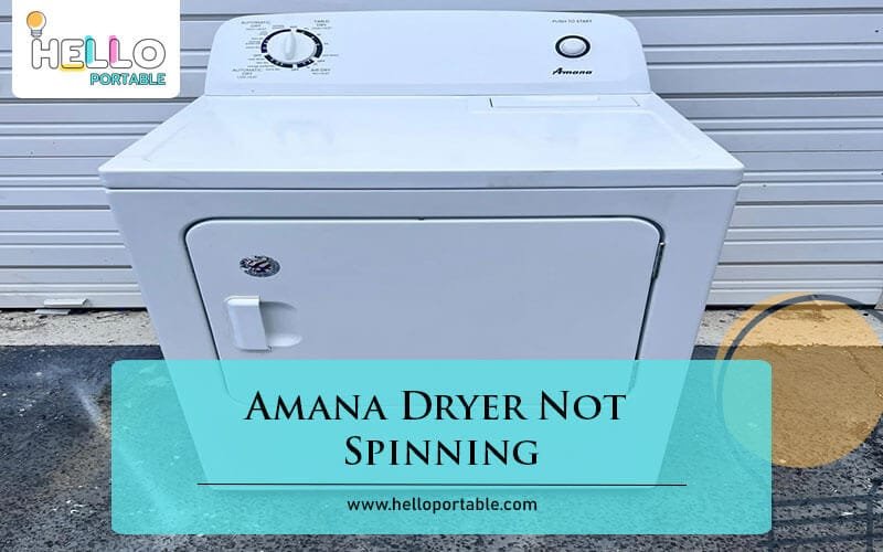 Amana Dryer Not Spinning-Fi