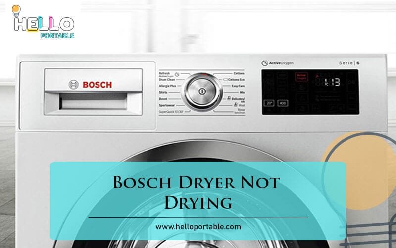 Bosch Dryer Not Drying-Fi
