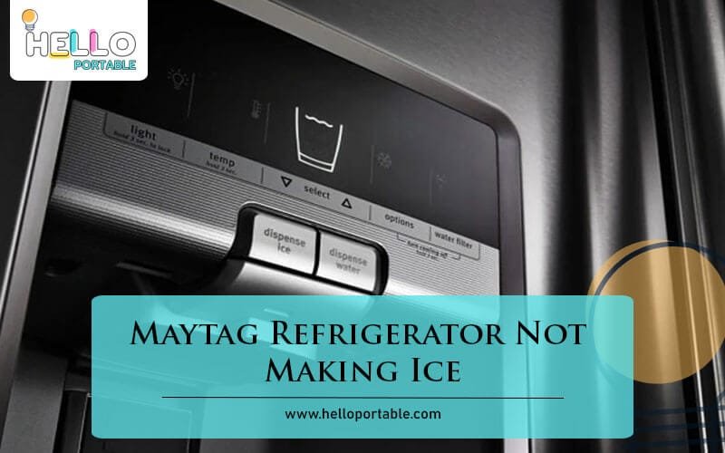 Maytag Refrigerator Not Making Ice-Fi
