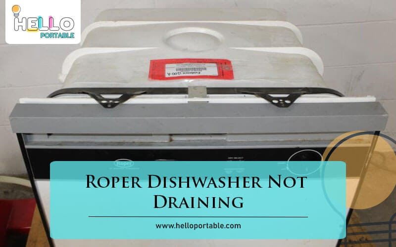 Roper Dishwasher Not Draining-Fi