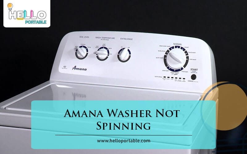 Amana Washer Not Spinning-Fi