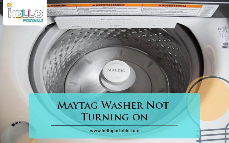 Maytag Washer Not Turning on-Fi