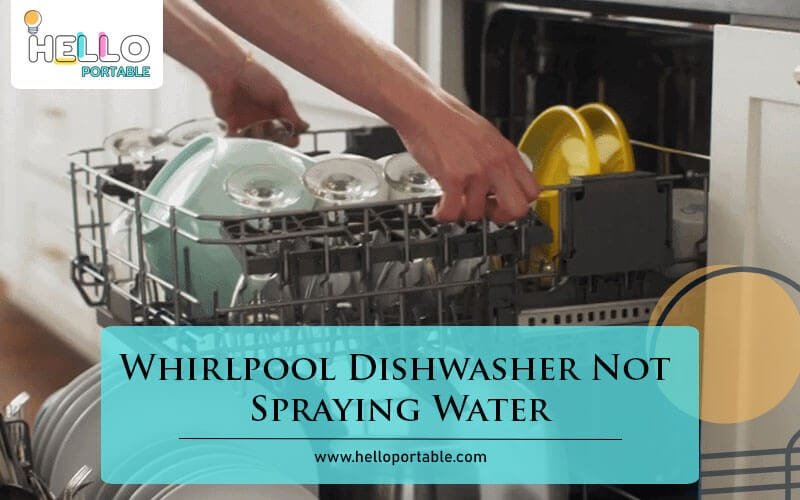 Whirlpool Dishwasher Not Spraying Water-Fi