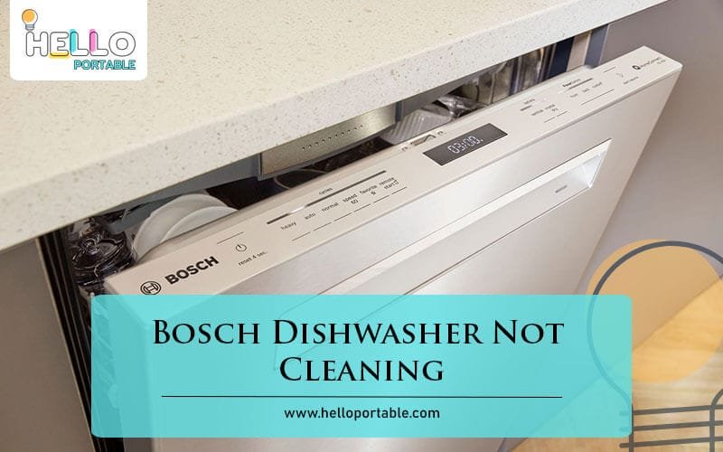 Bosch Dishwasher Not Cleaning-Fi