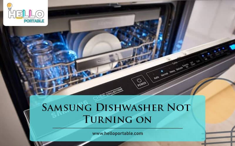 Samsung Dishwasher Not Turning on-Fi