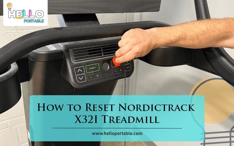 How to Reset Nordictrack X32I Treadmill-Fi