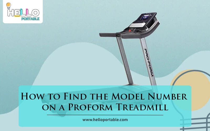 How to Find the Model Number on a Proform Treadmill-Fi