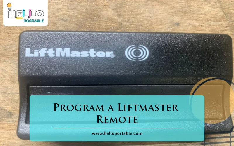 Program a Liftmaster Remote-Fi