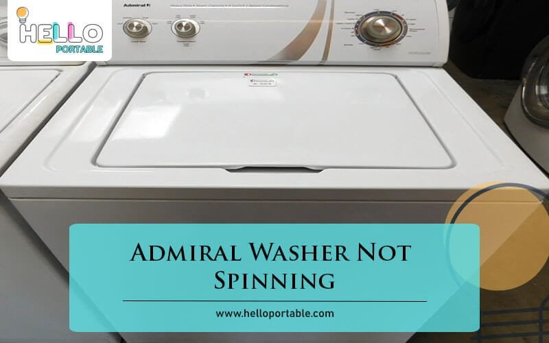 Admiral Washer Not Spinning-Fi
