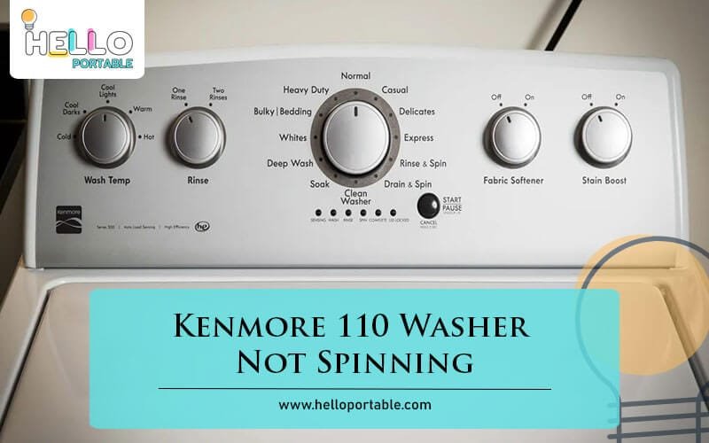Kenmore 110 Washer Not Spinning-Fi