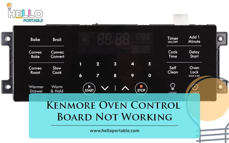 Kenmore Oven Control Board Not Working-Fi