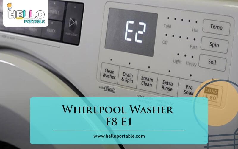 Whirlpool Washer F8 E1-Fi