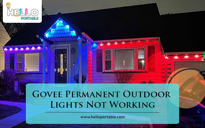 Govee Permanent Outdoor Lights Not Working-Fi